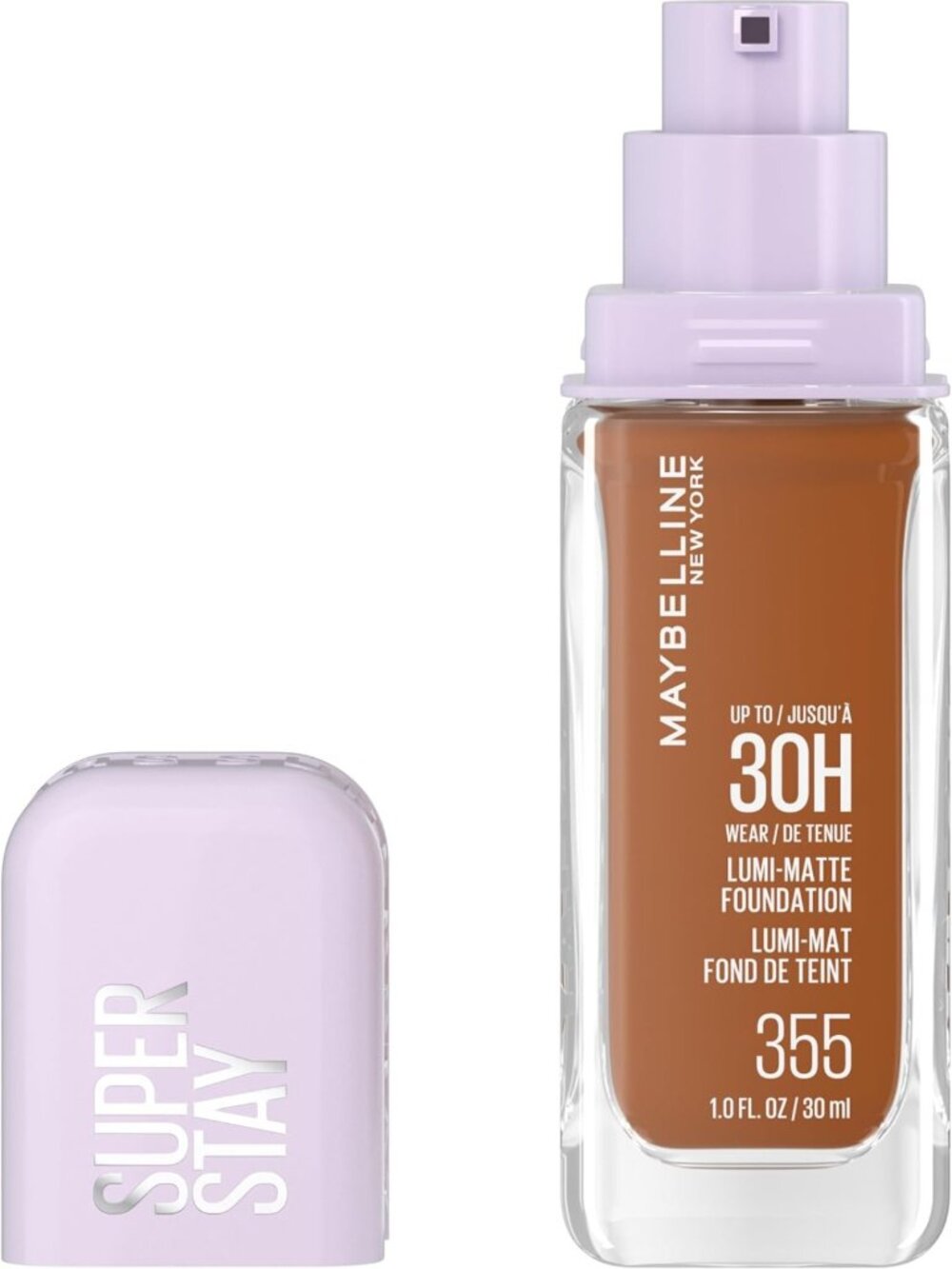 Lightweight Buildable Full Coverage Foundation, 30HR Wear, Matte Finish, 1oz